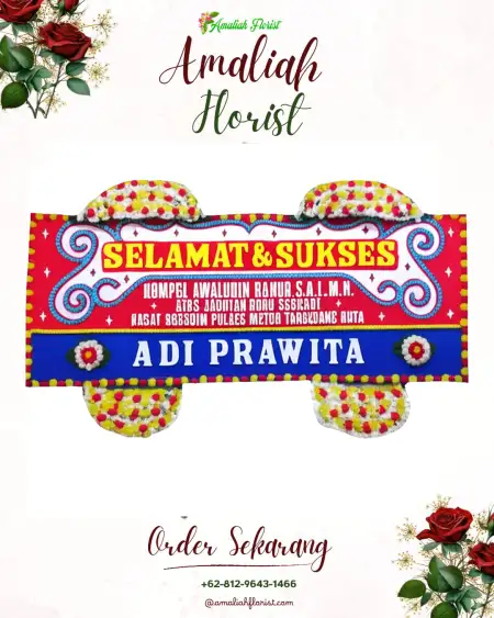 Papan Bunga Ucapan Selamat Gembyang